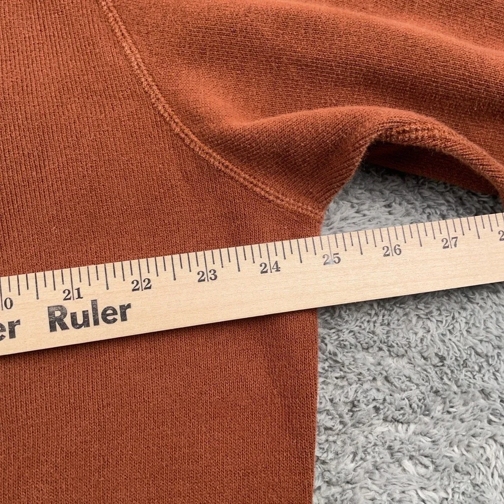 Tommy Bahama Sweater Mens XL Orange V Neck Pullover Cotton Sweatshirt Casual